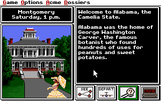 Where in the USA is Carmen Sandiego? game at