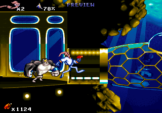 Earthworm Jim 1 & 2: The Whole Can O' Worms game at DOSGames.com