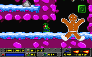 Jazz Jackrabbit: Holiday Hare 1995 screenshot