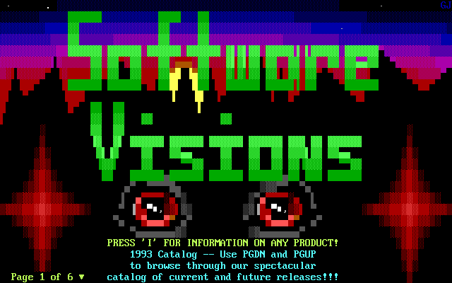 Software Visions catalog