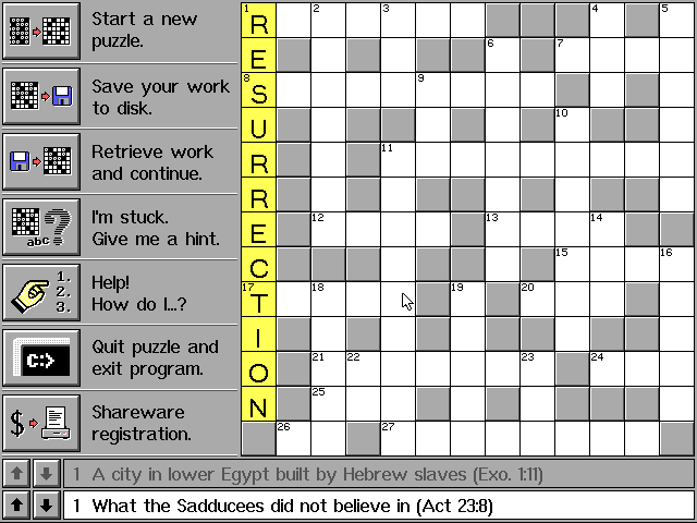 Bible Crossword Puzzles screenshot