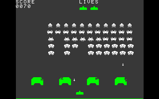Invaders 1978 screenshot