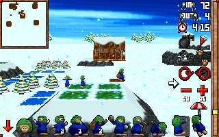 Lemmings 3D Winterland screenshot