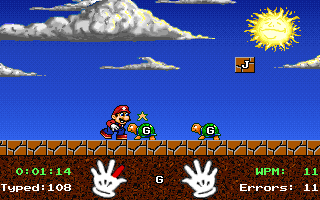 Mario Teaches Typing screenshot