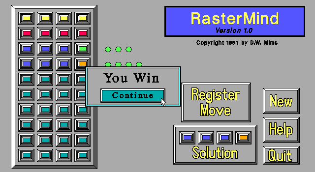 RasterMind screenshot