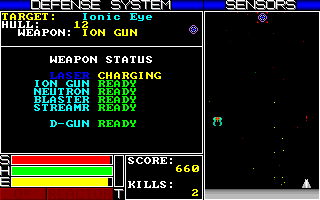 Space Fortress screenshot